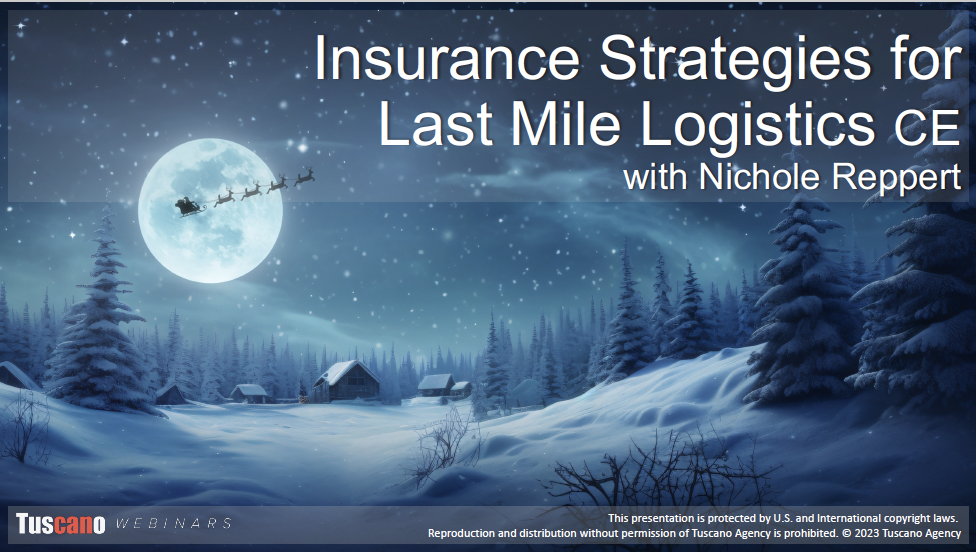 Insurance Strategies for Last Mile Logistics CE